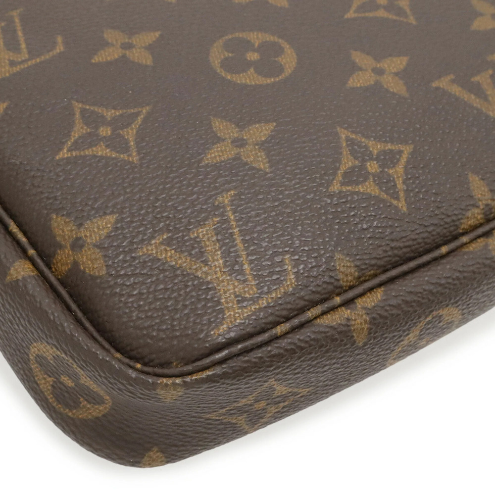 LOUIS VUITTON Brown Monogram Pochette Pouch - Picture 4 of 9